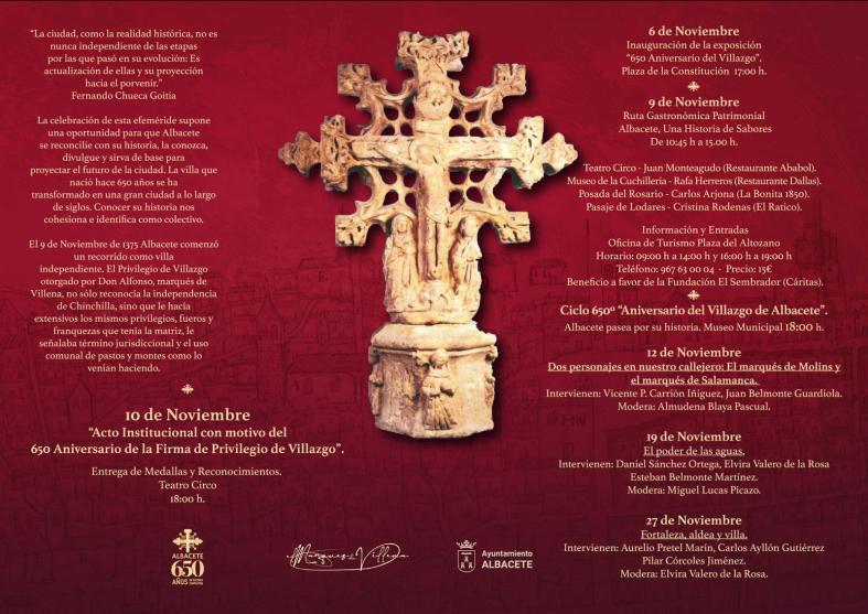 Programa gastronómico Albacete 650 años